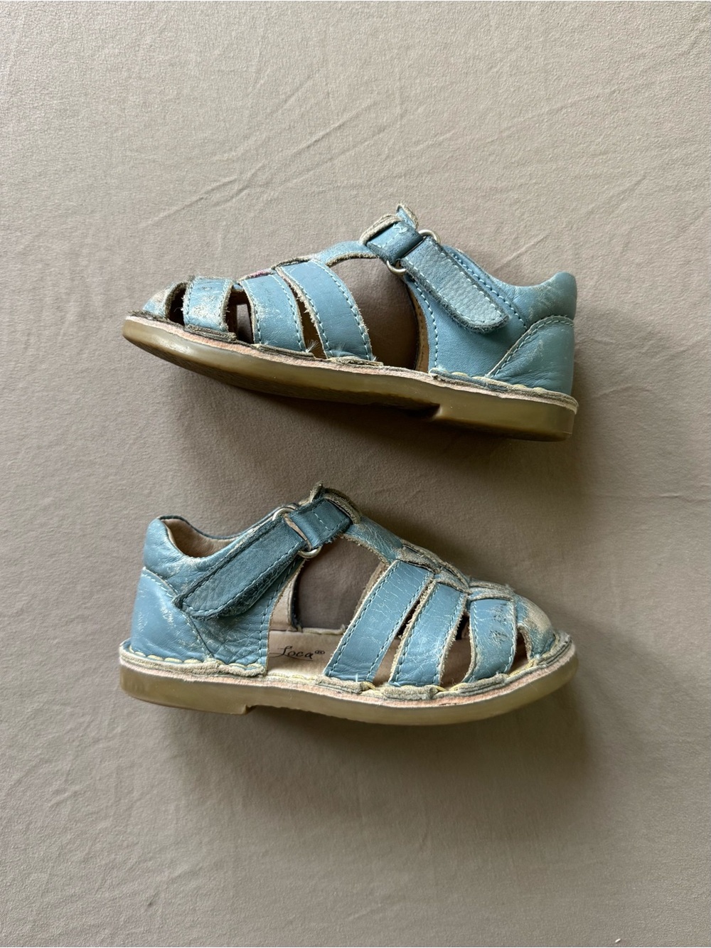 Toddler Oca Loca Leather Fisherman Sandals